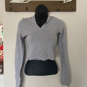 Hooded Grey Top